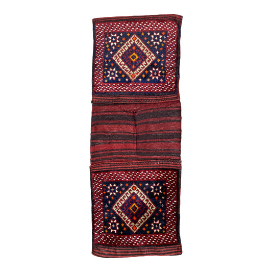 Collectable Caucasian Kazak Saddlebag Carpet Rug - Kilim Art Gallery