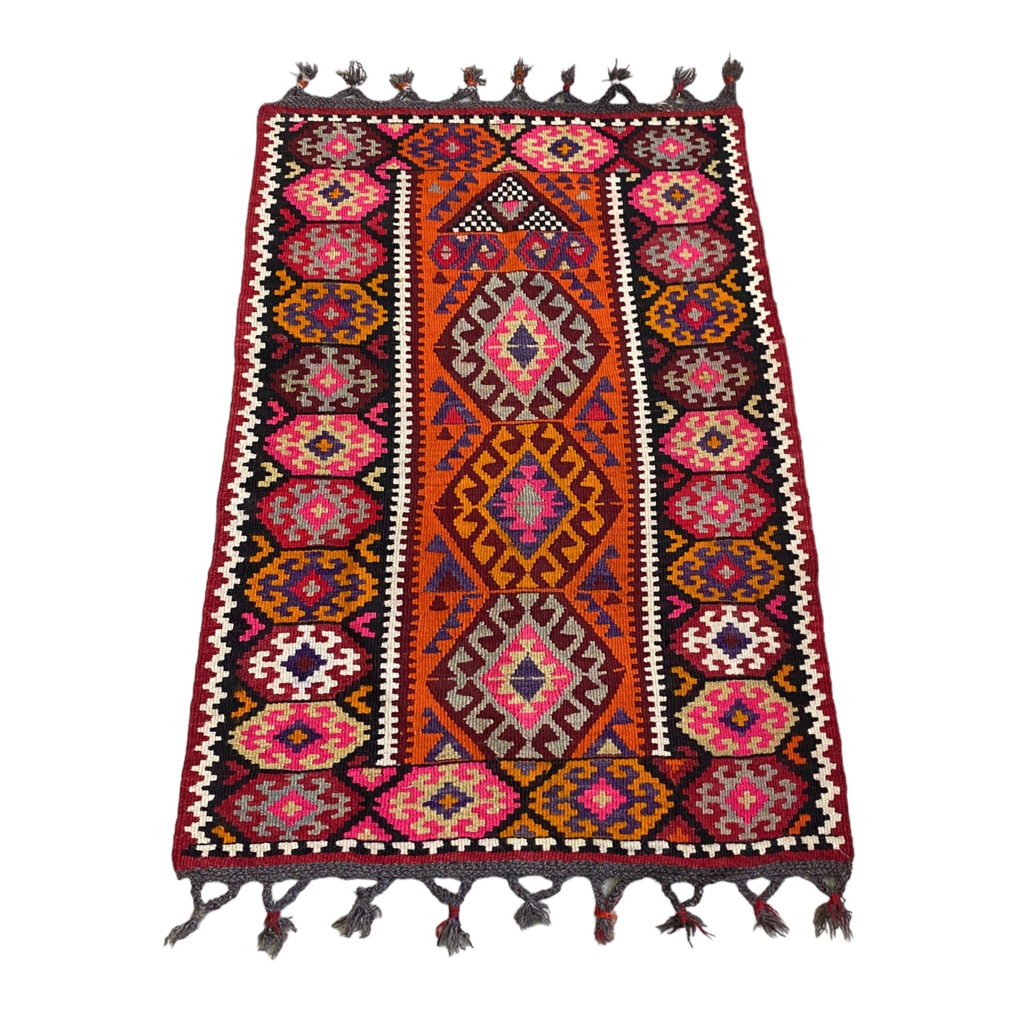 Collectable Ethnic Erzurum Prayer Kilim - Kilim Art Gallery