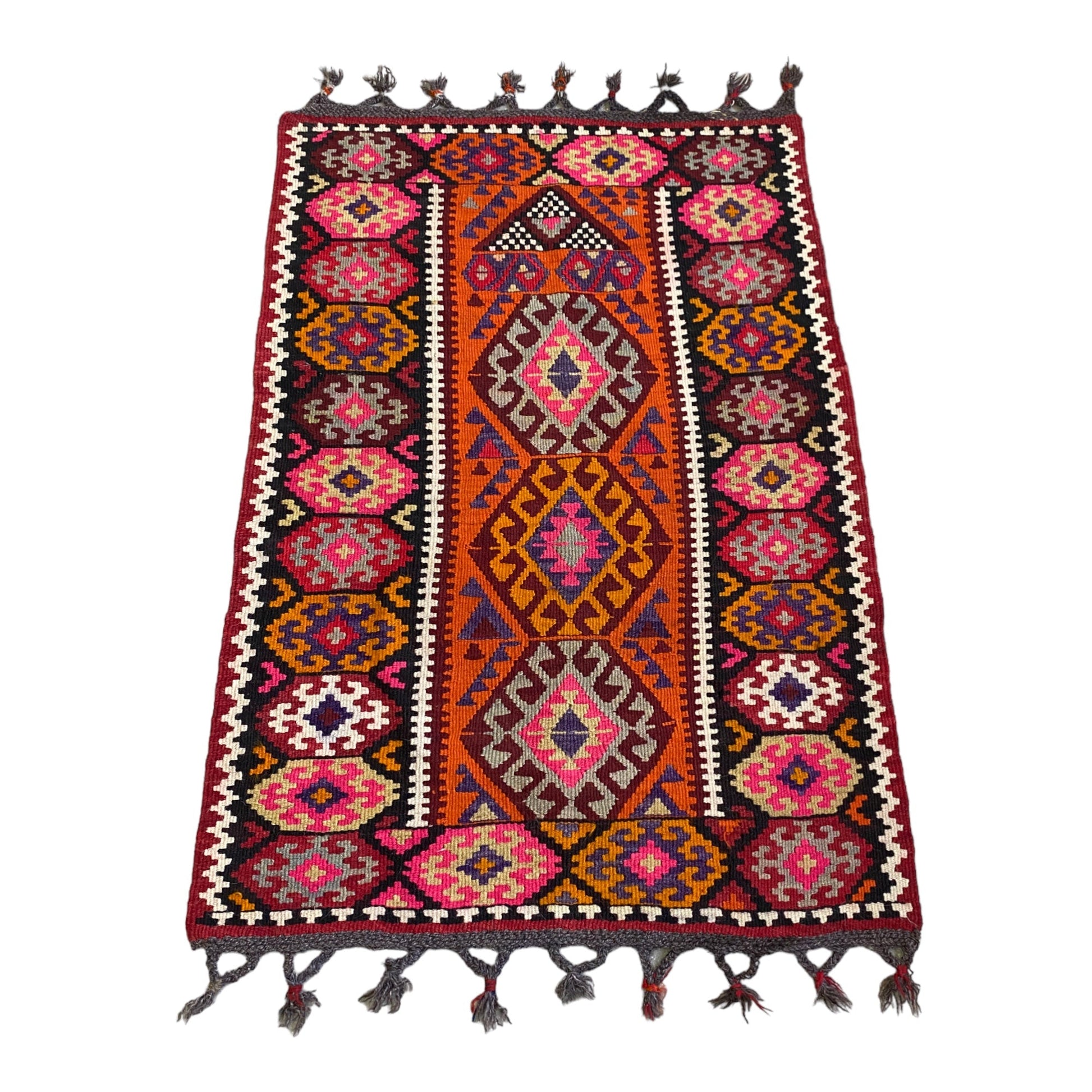 Collectable Ethnic Erzurum Prayer Kilim - Kilim Art Gallery