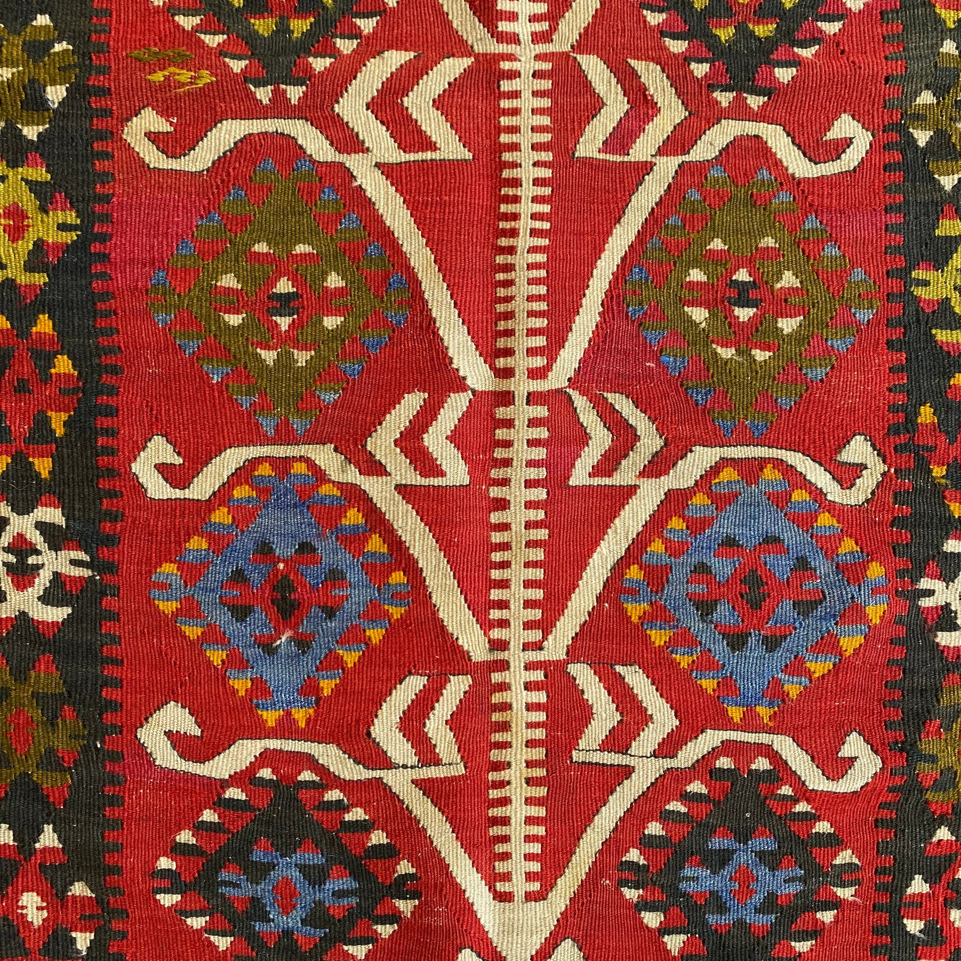Collectable Gömürgen Kelim Rug カイセリ ギョムルゲン キリム - Kilim Art Gallery