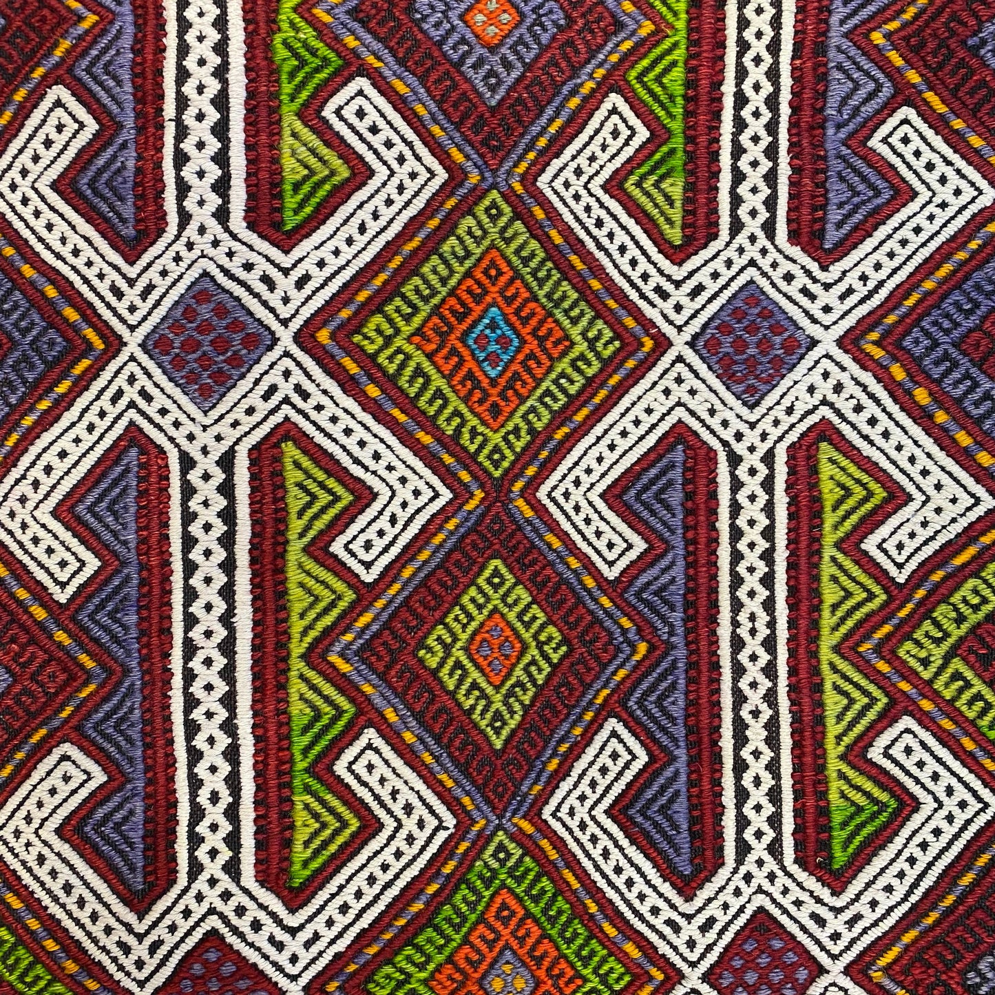 Collectable Nomadic Dowry Cicim Jijim Kilim Rug - Kilim Art Gallery