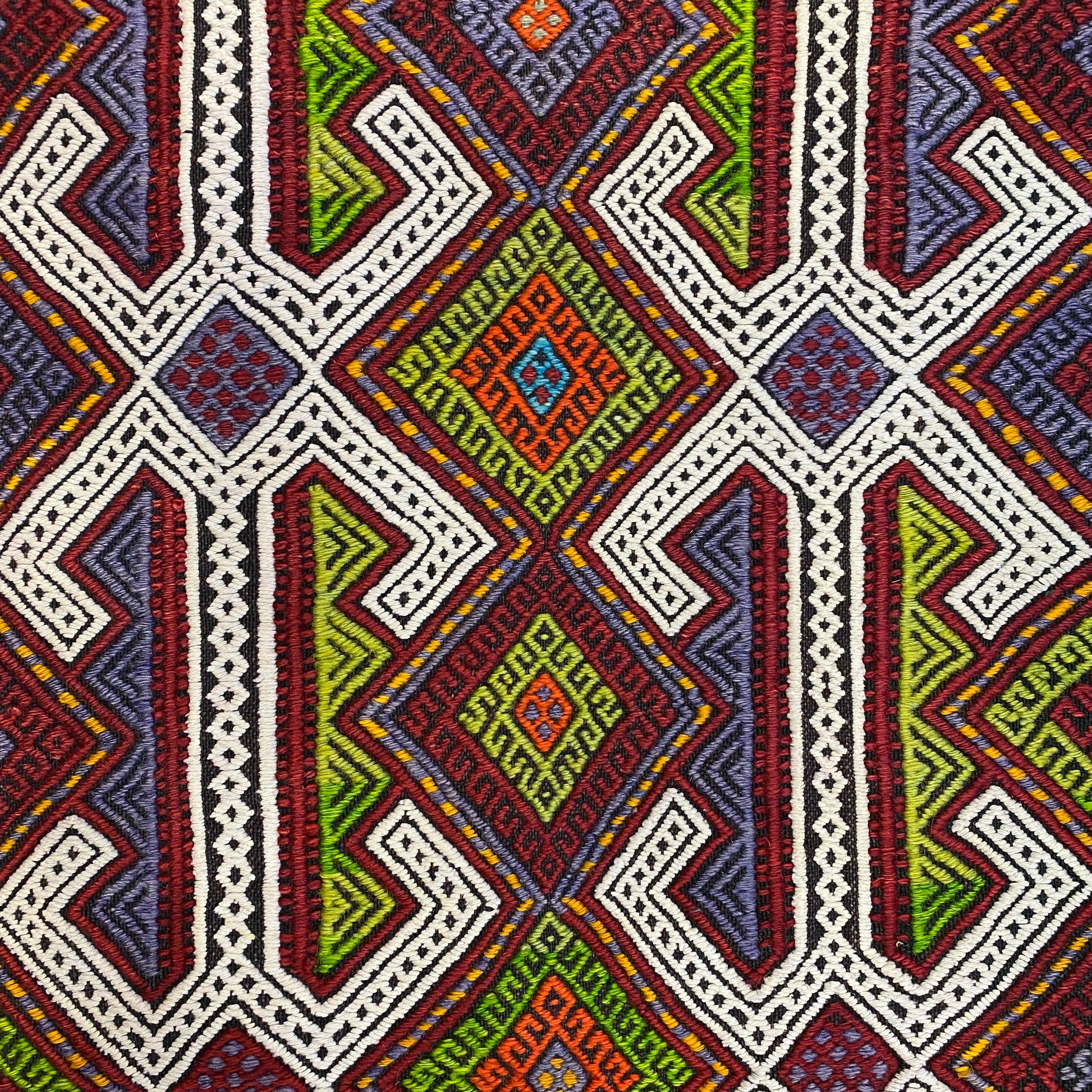 Collectable Nomadic Dowry Cicim Jijim Kilim Rug - Kilim Art Gallery
