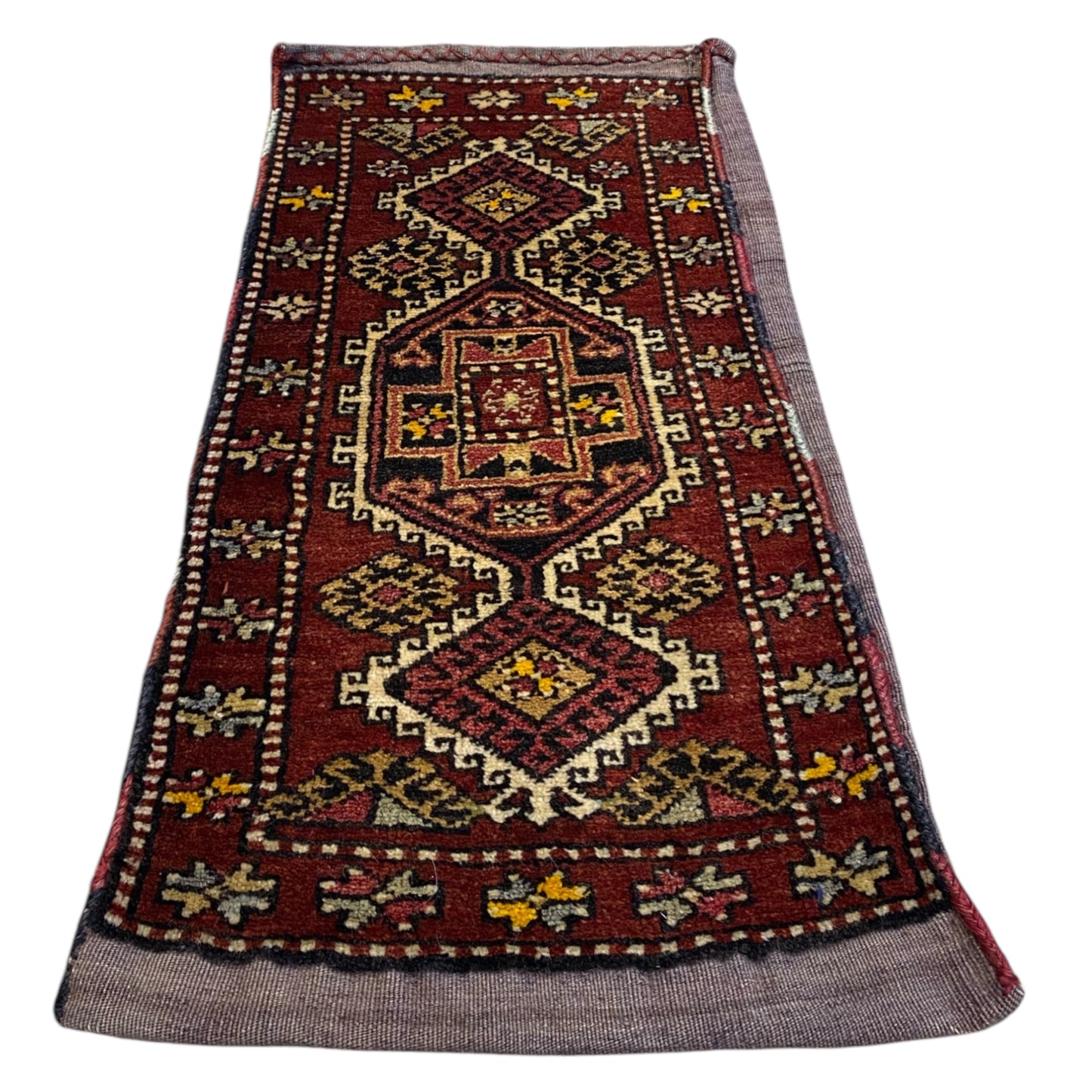 Collectable Savak Kurdish Yastik Rug