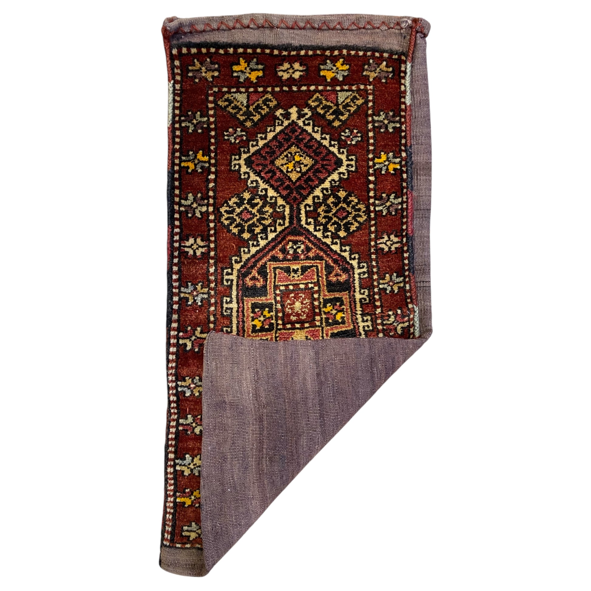 Collectable Savak Kurdish Yastik Rug