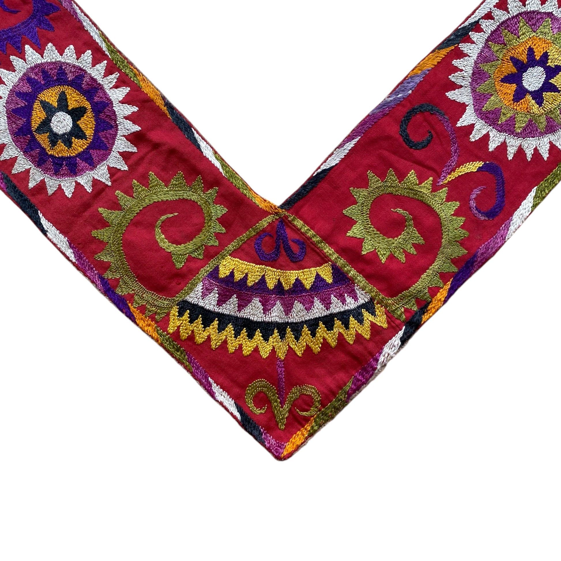 Collectable Shakhrisabz Suzani Lakai Wall Hanging - Kilim Art Gallery