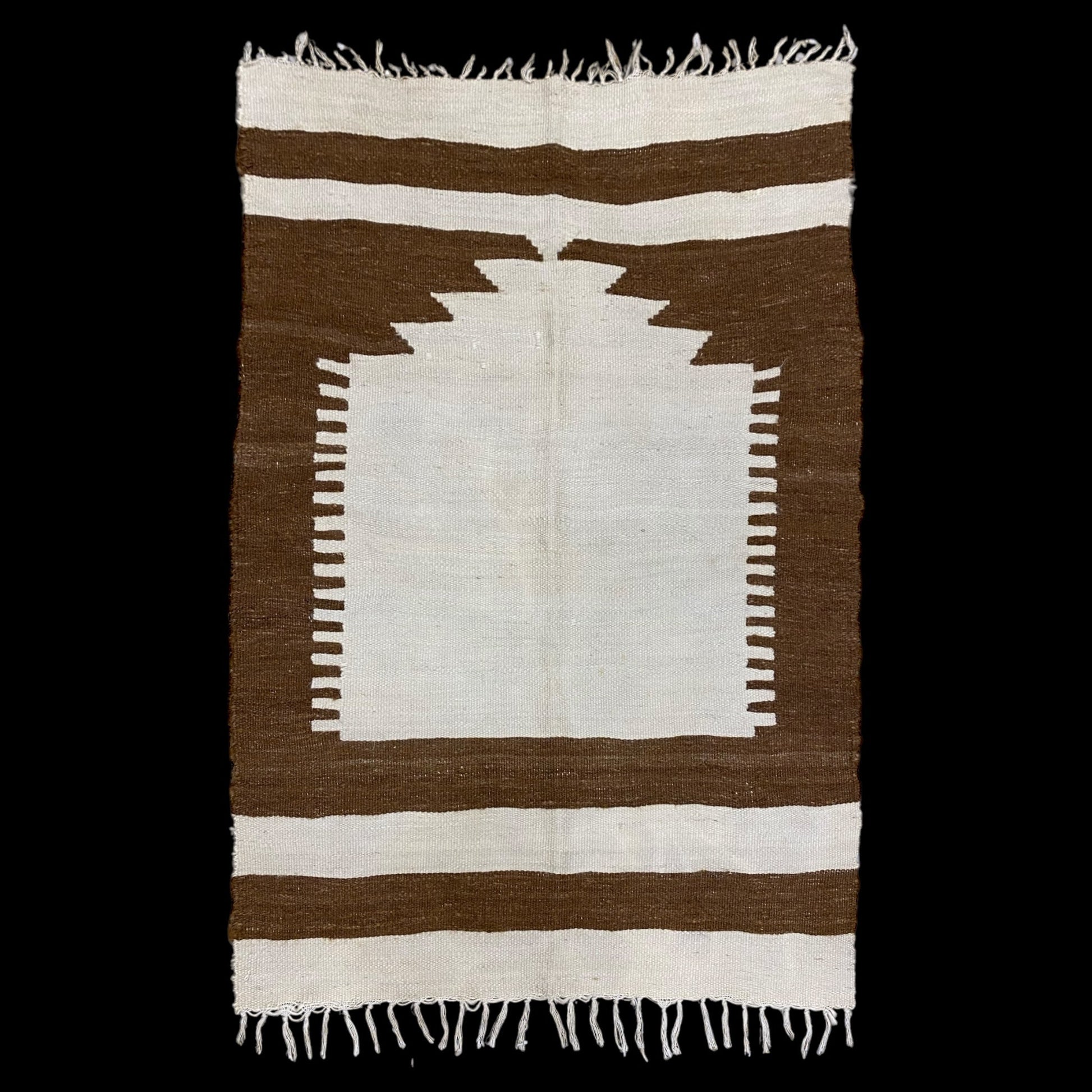 Collectable Small Angora lint made Mohair Siirt Blanket Prayer Kilim Rug - Kilim Art Gallery