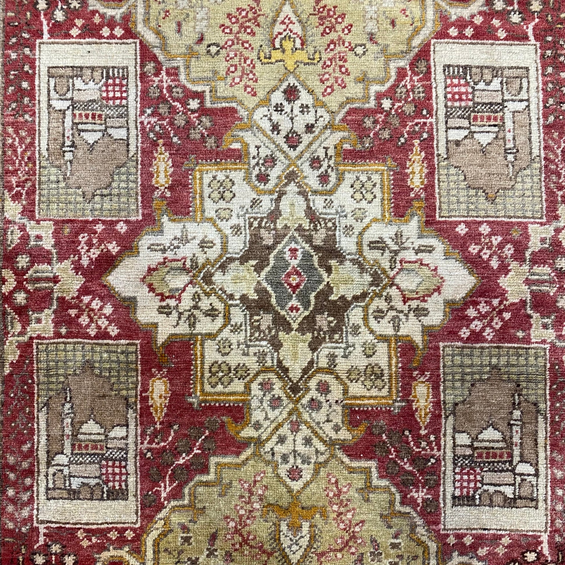 Collectable Turkish Kayseri Bürüngüz Carpet Rug - Kilim Art Gallery