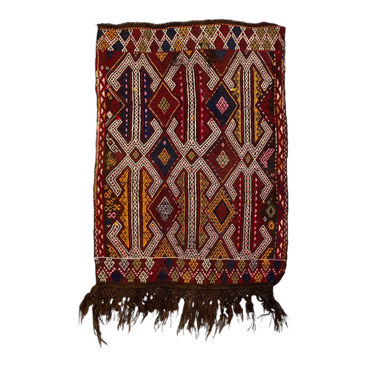 Collectable Turkish Taurus Mountains Nomadic Cicim Kelim - Kilim Art Gallery