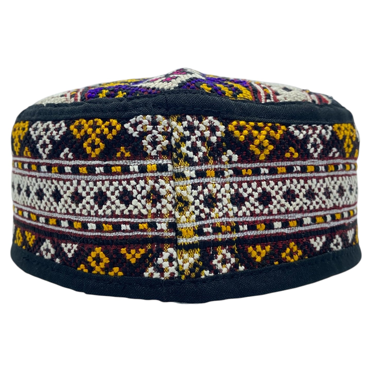 Colorful Bohemian Embroidered Hat - Kilim Art Gallery
