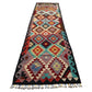 Colorful Bohemian Geometric Aztec Design Kilim Hallway Runner Rug Kitchen Runner - Kilim Art Gallery