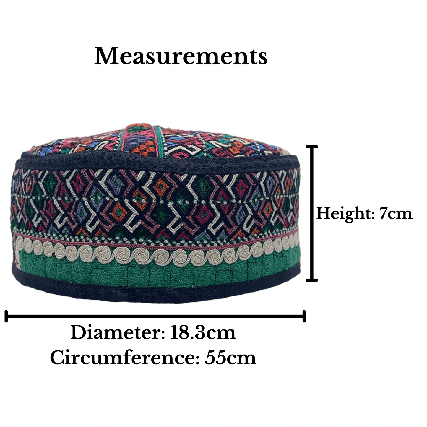 Colorful Boho Tribal Hat - Kilim Art Gallery