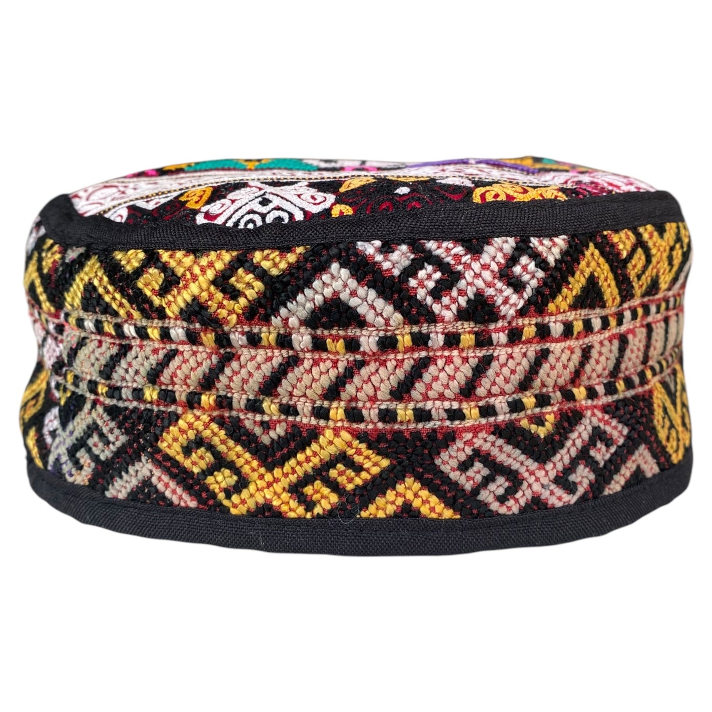 Colorful Tribal Turkmen Nomadic Hat - Kilim Art Gallery