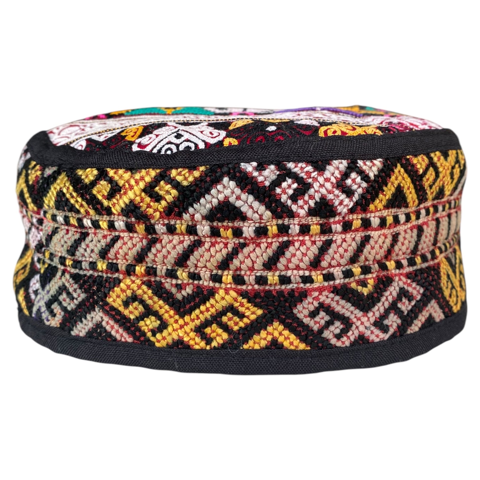 Colorful Tribal Turkmen Nomadic Hat - Kilim Art Gallery