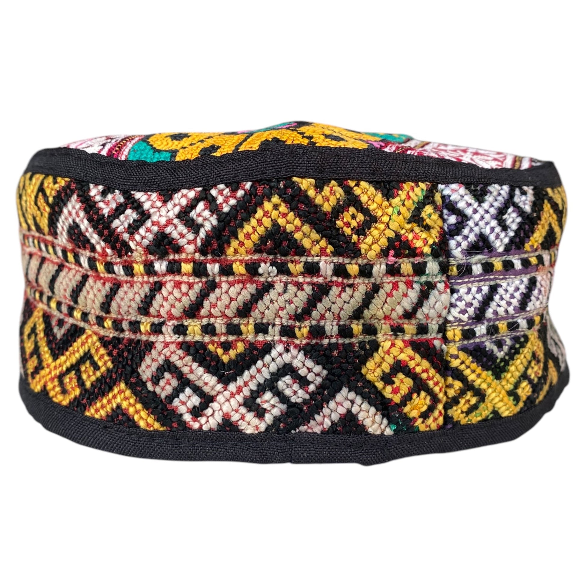Colorful Tribal Turkmen Nomadic Hat - Kilim Art Gallery