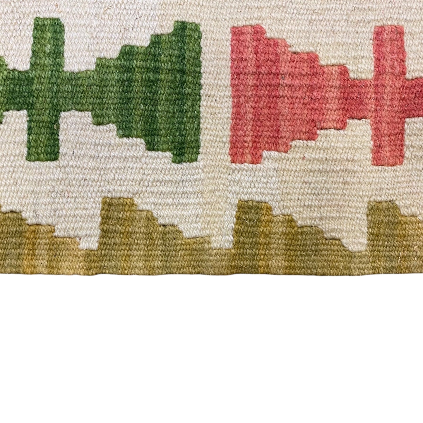 Colorful Wool Turkish Kayseri Kelim Rug - Kilim Art Gallery