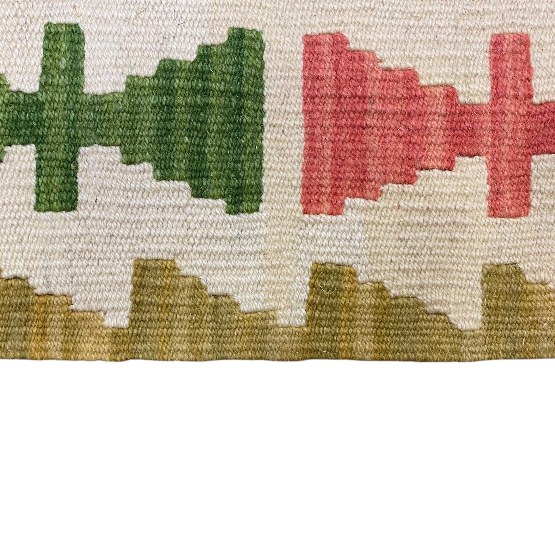 Colorful Wool Turkish Kayseri Kelim Rug - Kilim Art Gallery