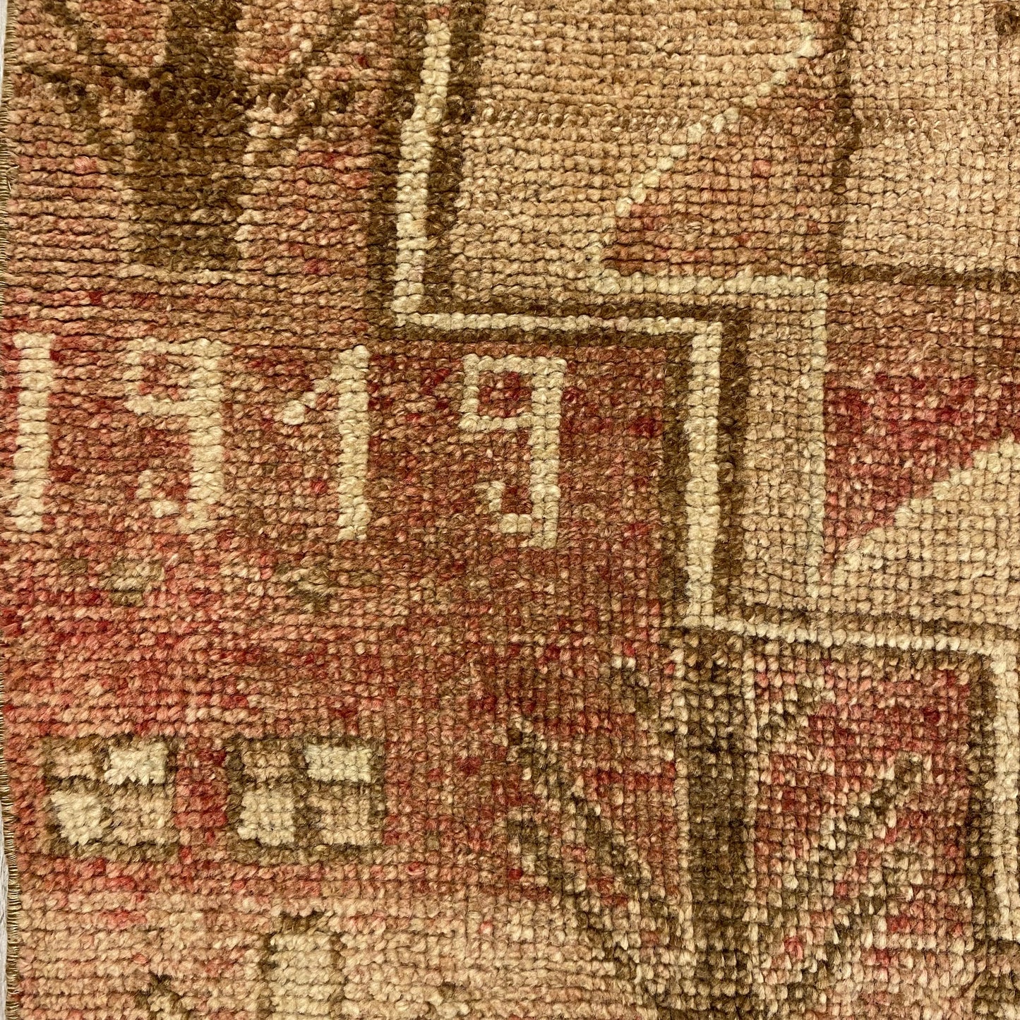 Dated Faded Muted Turkish Kars Runner Rug - Kilim Art Gallery