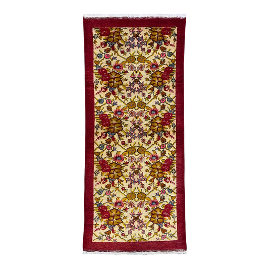 Decorative Floral Turkish Güney Rug - Kilim Art Gallery