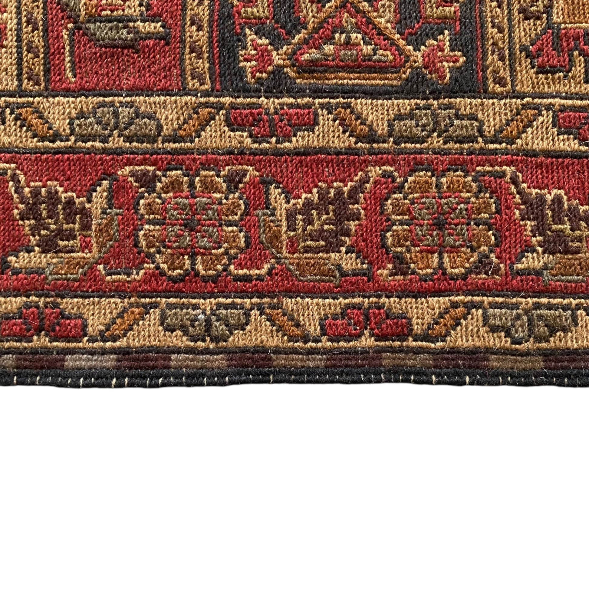 Decorative Karabag Soumak Runner Kilim Rug - Kilim Art Gallery