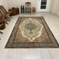 DECORATIVE VINTAGE DISTRESSED TURKISH OUSHAK AREA RUG - Kilim Art Gallery