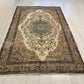 DECORATIVE VINTAGE DISTRESSED TURKISH OUSHAK AREA RUG - Kilim Art Gallery