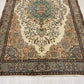 DECORATIVE VINTAGE DISTRESSED TURKISH OUSHAK AREA RUG - Kilim Art Gallery