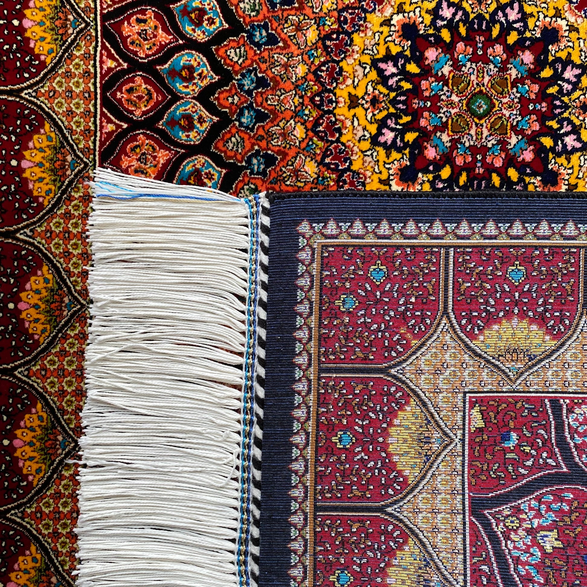 Deep Color Modal Silk Rug - Kilim Art Gallery