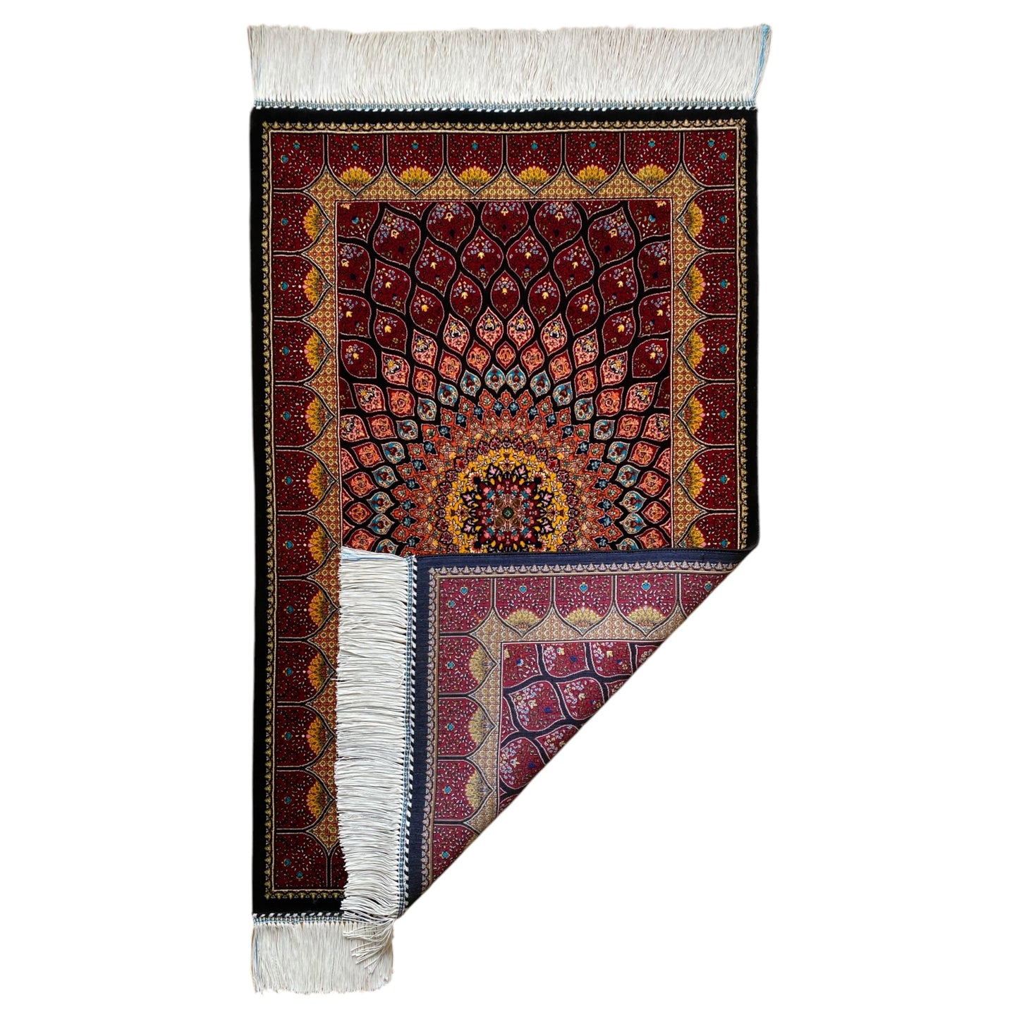Deep Color Modal Silk Rug - Kilim Art Gallery