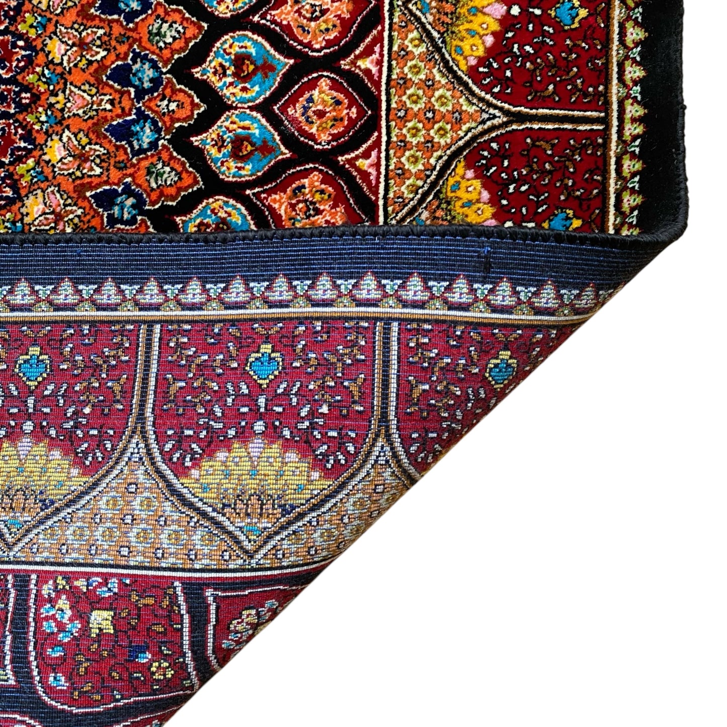 Deep Color Modal Silk Rug - Kilim Art Gallery
