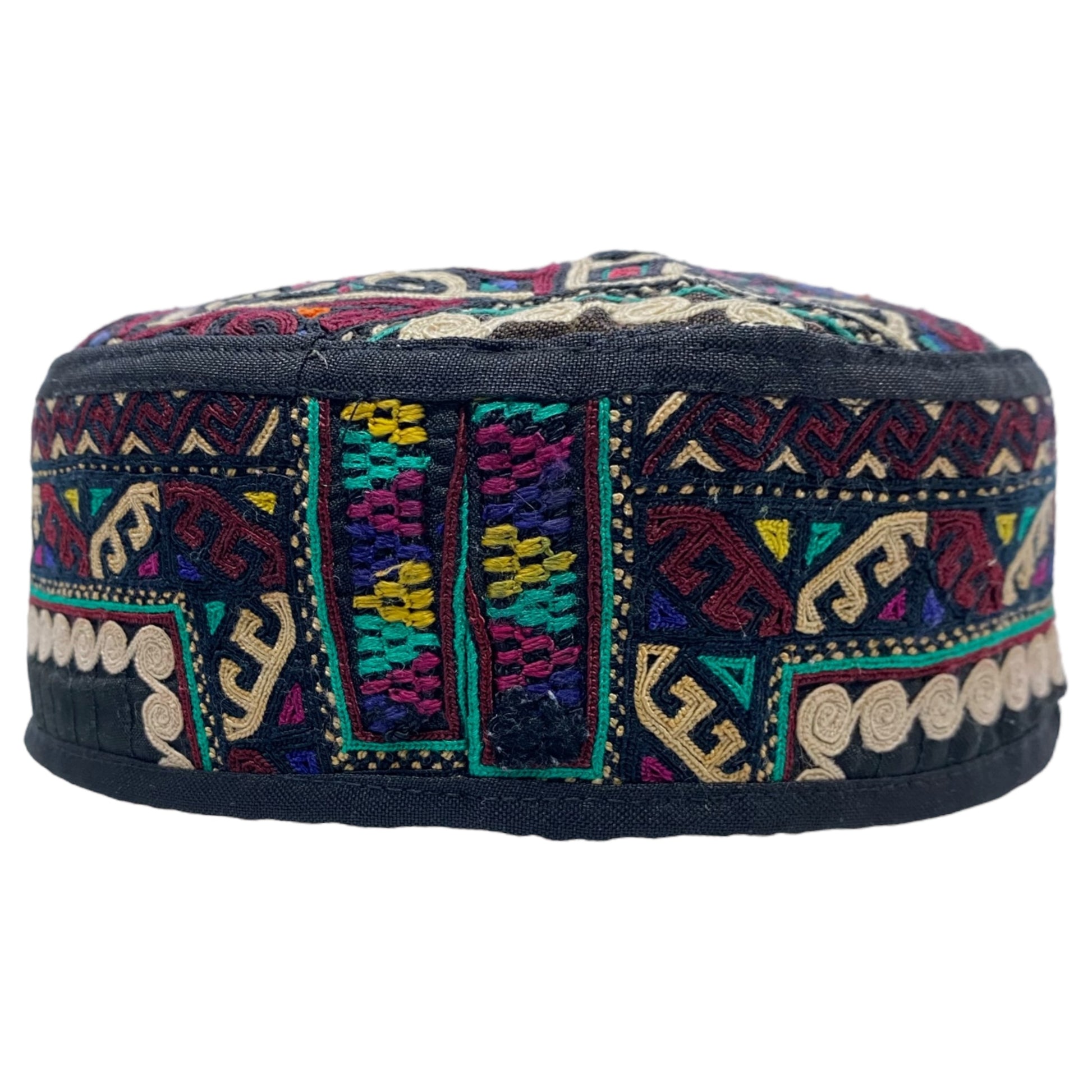 Deep Color Tribal Hat - Kilim Art Gallery