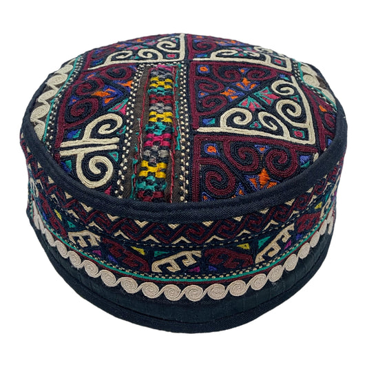 Deep Color Tribal Hat - Kilim Art Gallery