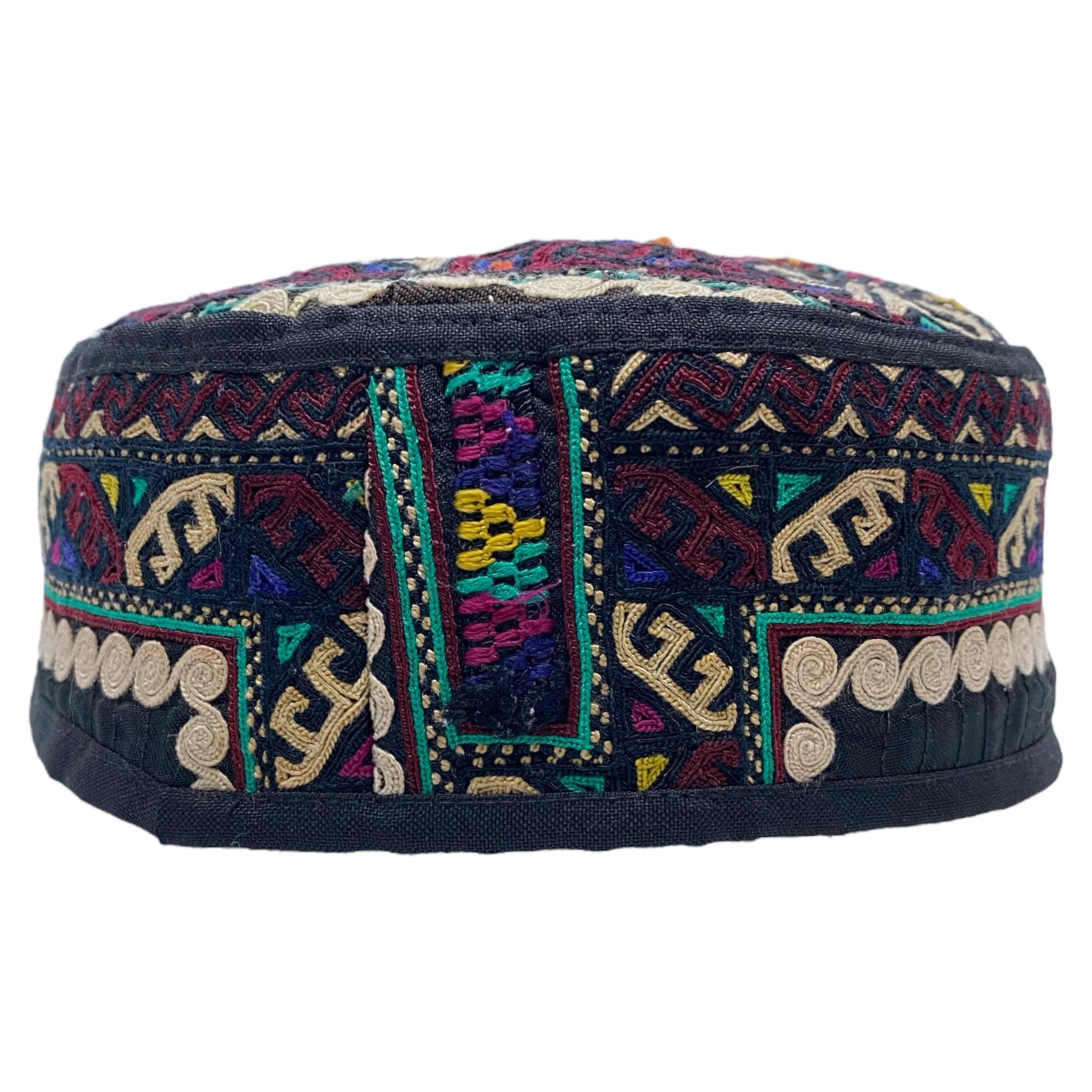 Deep Color Tribal Hat - Kilim Art Gallery