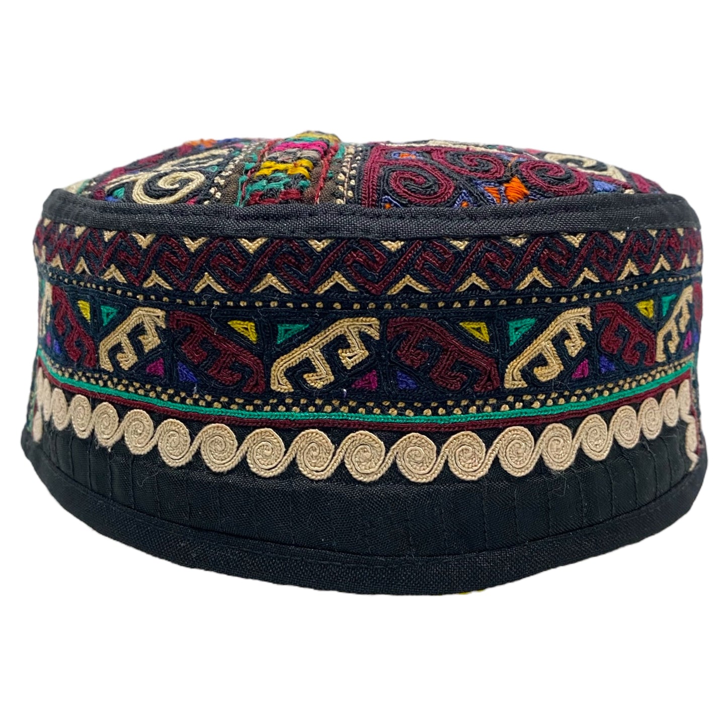 Deep Color Tribal Hat - Kilim Art Gallery