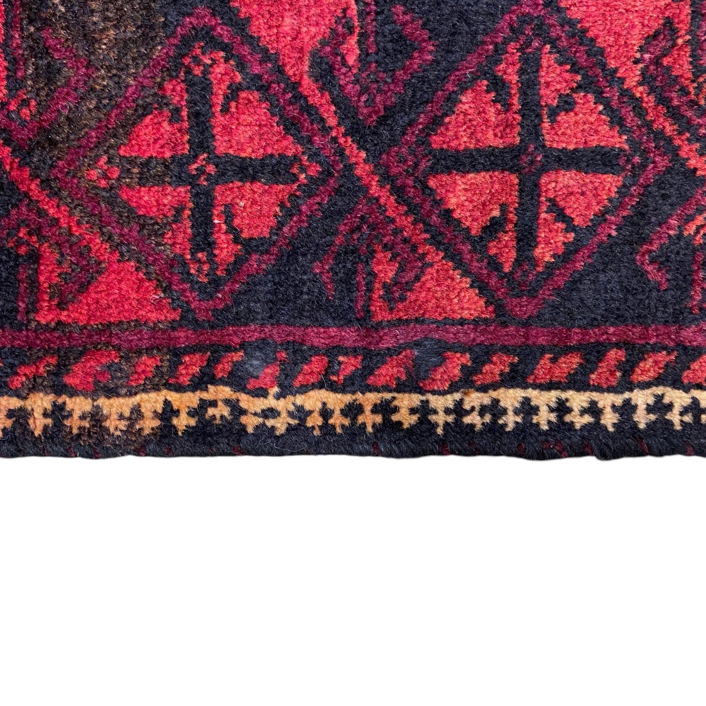 Deep Dark Color Tribal Ballouchi Rug - Kilim Art Gallery