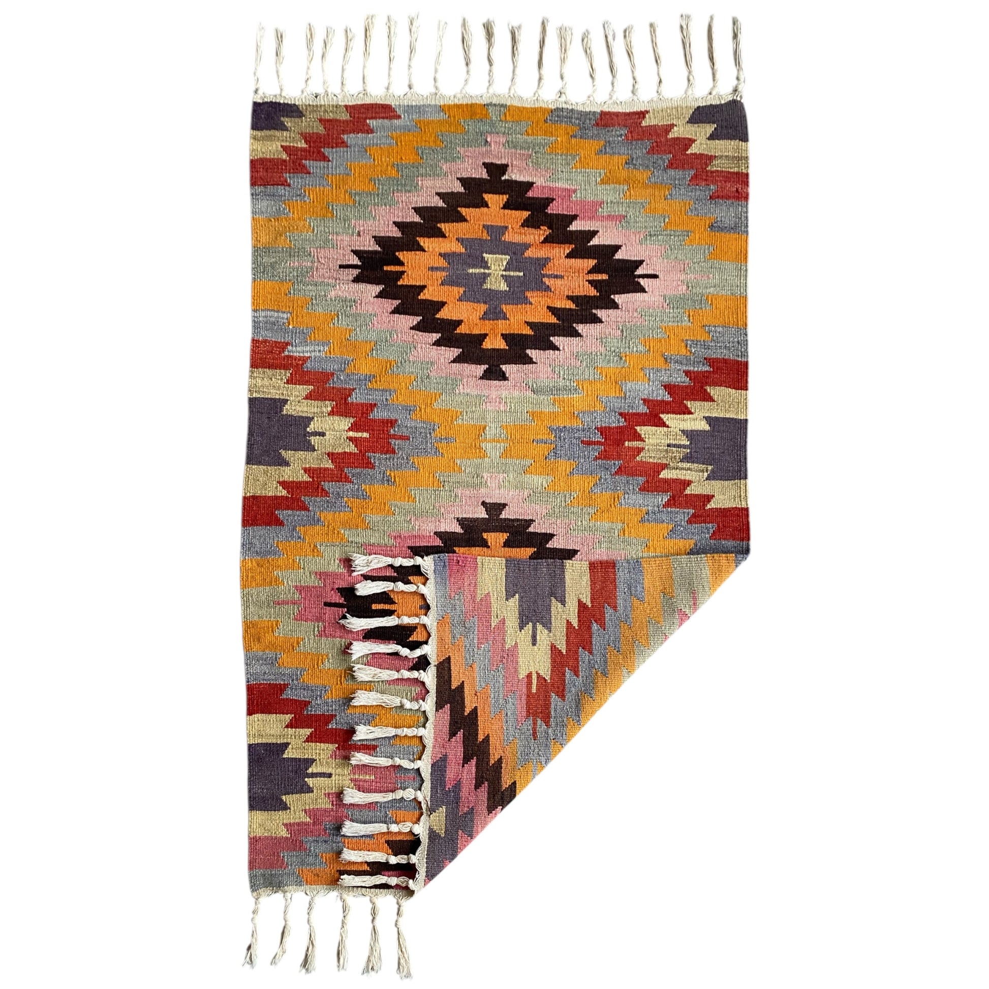 Denizli Pamukkale Kilim Rug - Kilim Art Gallery