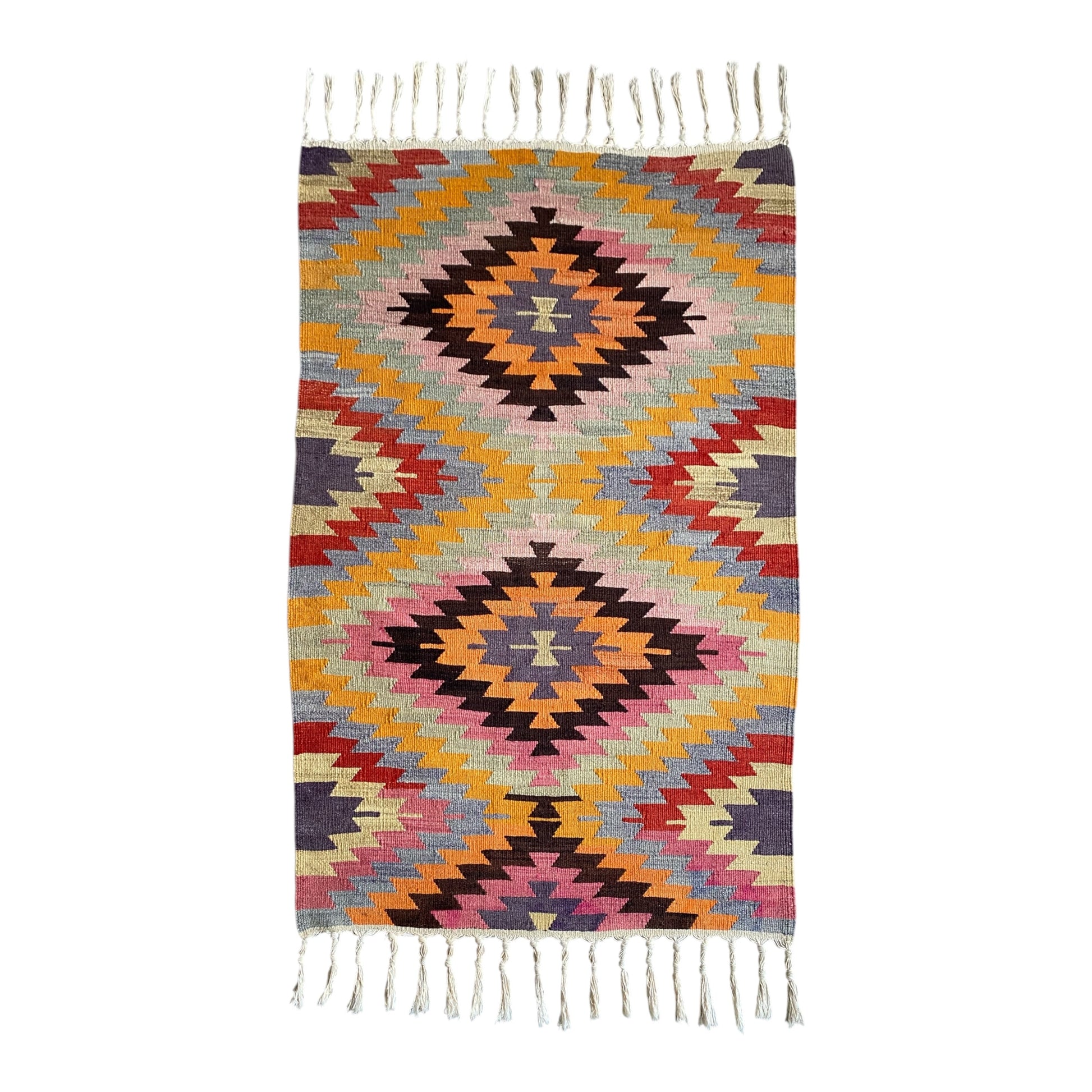 Denizli Pamukkale Kilim Rug - Kilim Art Gallery