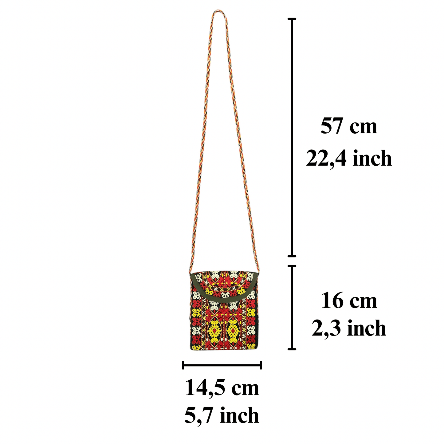 Embroidered Special Bag / Pouch / Purse - Kilim Art Gallery