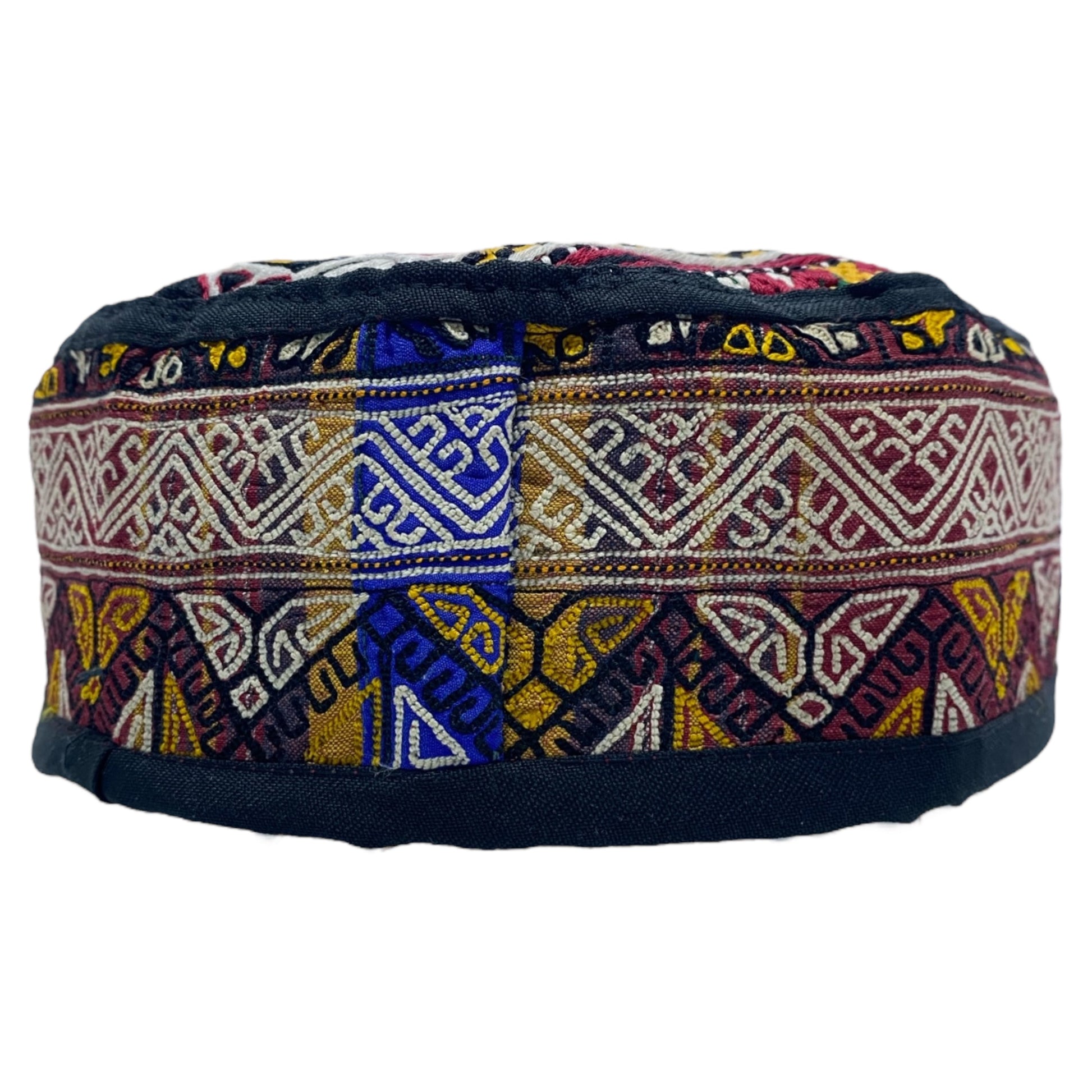 Embroidered Tribal Boho Hat - Kilim Art Gallery
