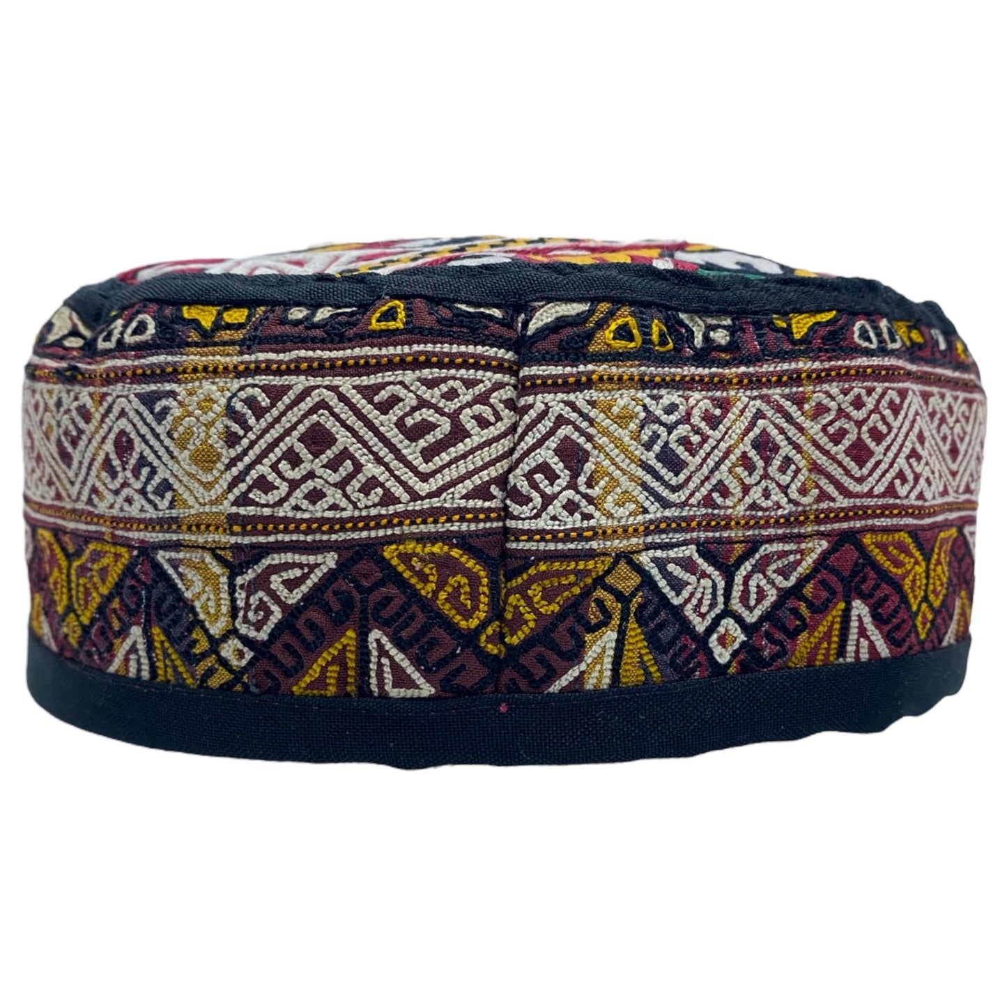 Embroidered Tribal Boho Hat - Kilim Art Gallery