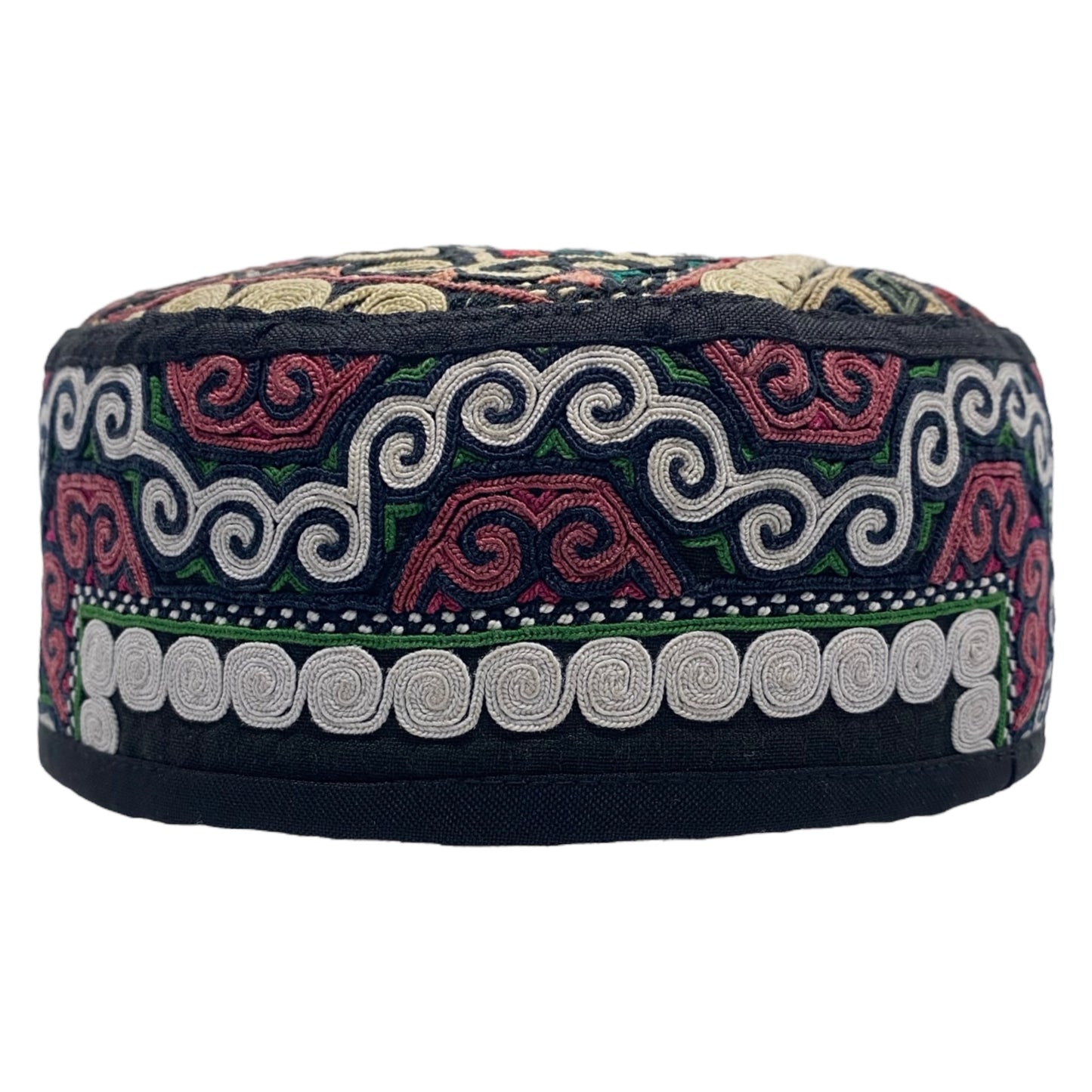 Embroidered Vintage Tribal Yamuth Hat - Kilim Art Gallery