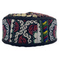 Embroidered Vintage Tribal Yamuth Hat - Kilim Art Gallery