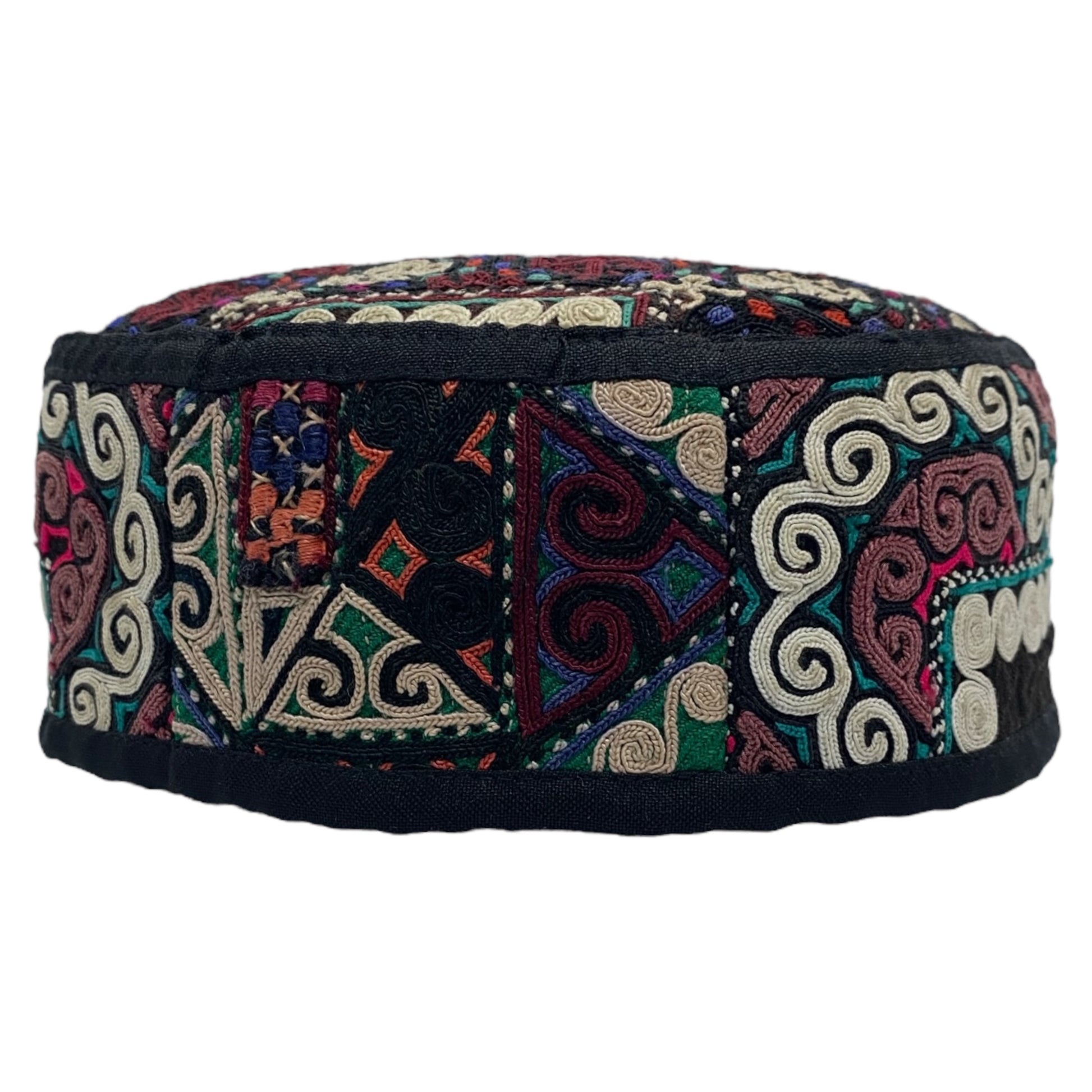 Ethnic Tribal Embroidered Ceremonial Hat - Kilim Art Gallery
