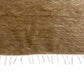 Extra Large Brown Angora Mohair Siirt Blanket Kilim Rug - Kilim Art Gallery