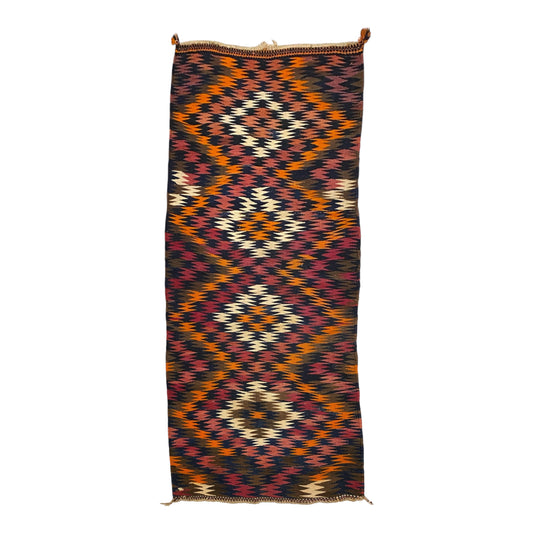 Eye Dazzler Kurdish Veramin Kilim Runner Rug - Kilim Art Gallery