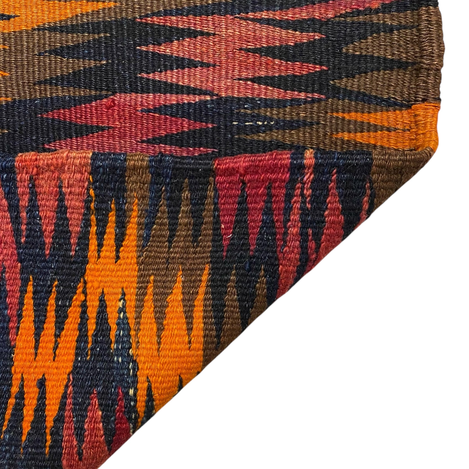 Eye Dazzler Kurdish Veramin Kilim Runner Rug - Kilim Art Gallery