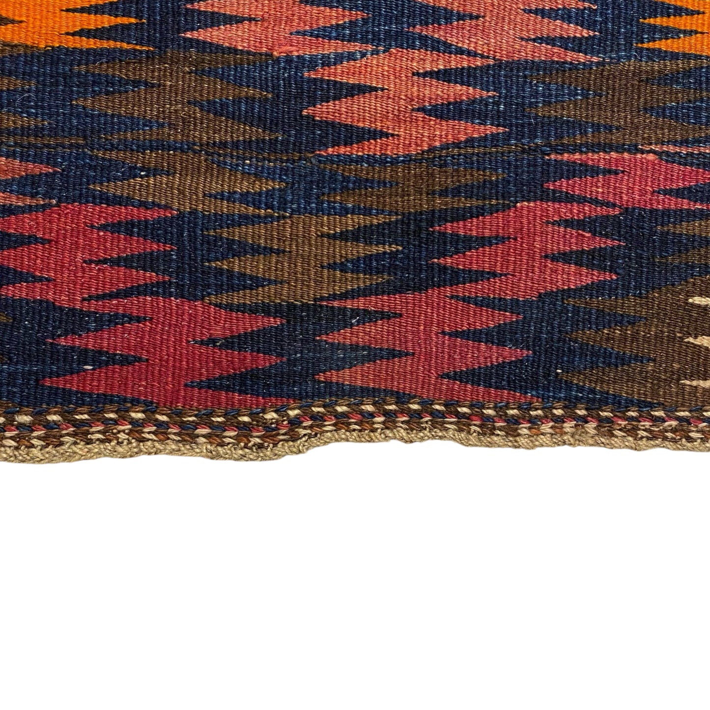 Eye Dazzler Kurdish Veramin Kilim Runner Rug - Kilim Art Gallery