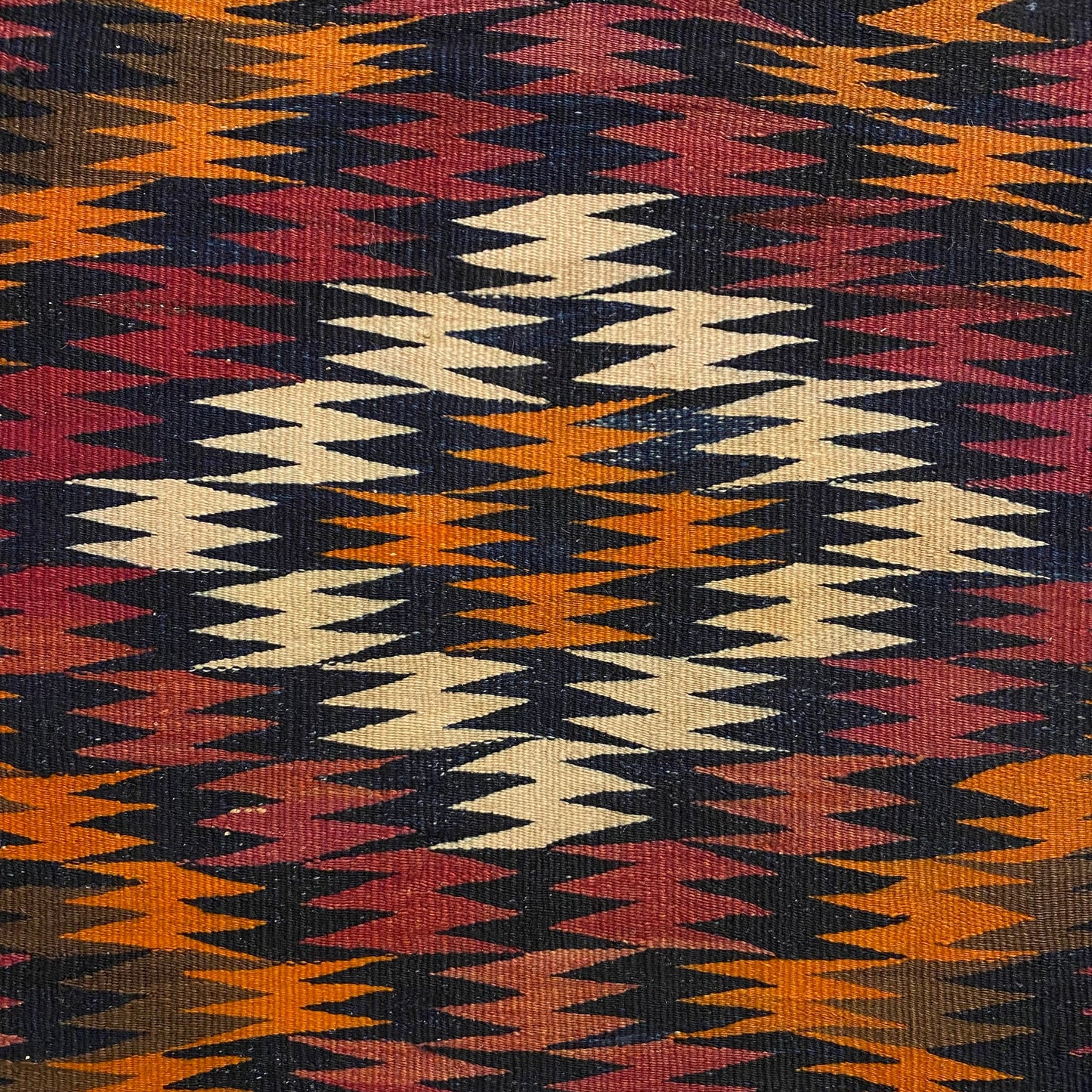 Eye Dazzler Kurdish Veramin Kilim Runner Rug - Kilim Art Gallery