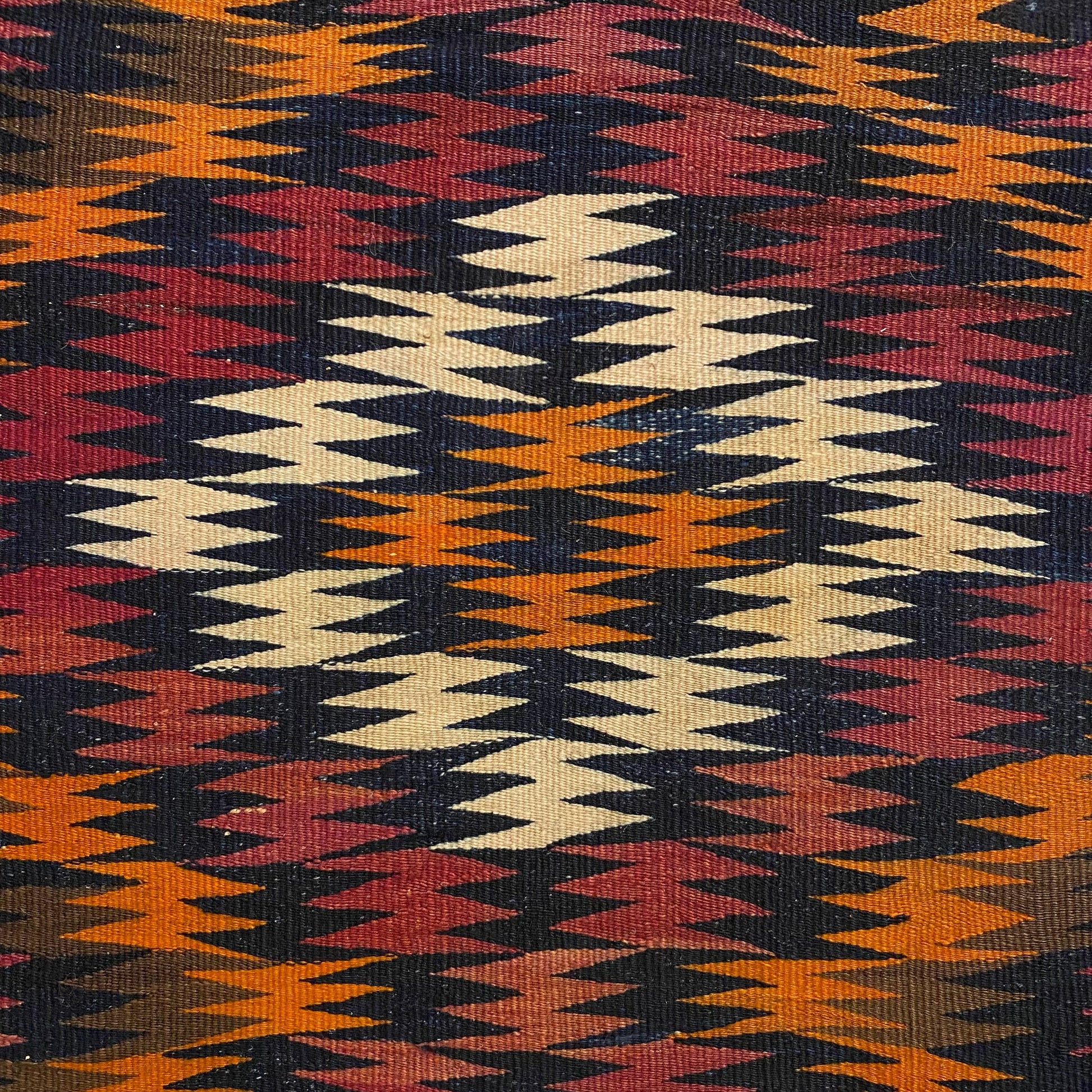 Eye Dazzler Kurdish Veramin Kilim Runner Rug - Kilim Art Gallery