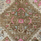 Faded Muted Pastel Small Tribal Carpet Rug Doormat - Kilim Art Gallery
