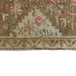 Faded Muted Pastel Small Tribal Carpet Rug Doormat - Kilim Art Gallery